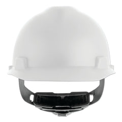 MSA 10203081 V-Gard Cap-Style Hard Hat with Fas-Trac III Suspension Matte White