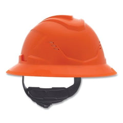 MSA 10215834 V-Gard C1 Hard Hat Fas-Trac III 4 Point Ratchet Vented Orange