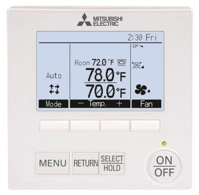 MITSUBISHI ELECTRIC Mitsubishi Electric PAR-41MAAU Deluxe Wired MA Remote Controller (9.2 x 7.25 x 3.05 in)