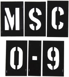 C H HANSON C.h. Hanson 10190 Pvc Stencil Set 2 Inch 138 Piece