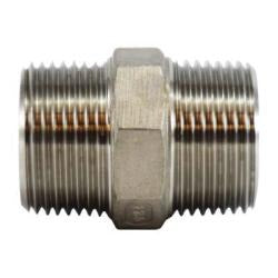 MIDLAND INDUSTRIES Midland Industries 62723 Hex Nipple 1/2 in Mpt 304 Ss