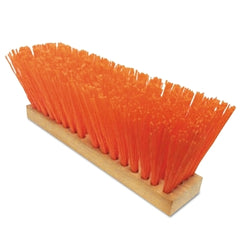 Magnolia Brush 1316-O Wood and Plastic Floor Broom 16 inches in Orange