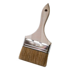 Magnolia Brush 236-S Single Thick Paint Brush 4 Inches Wood Handle Flagged Bristle