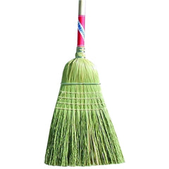 Magnolia Brush 5038 BUNDLED Heavy-Duty Contractor Brooms 19 inch Trim L Broom Corn Palmyra Stalk