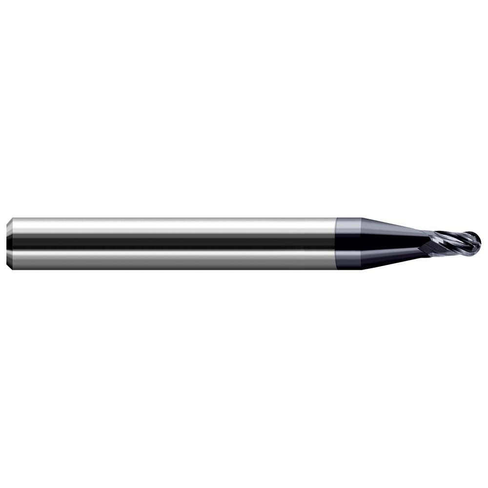 HARVEY TOOL Harvey Tool 24625-C3 Ball End Mill 0.025 in 4 Flute Carbide