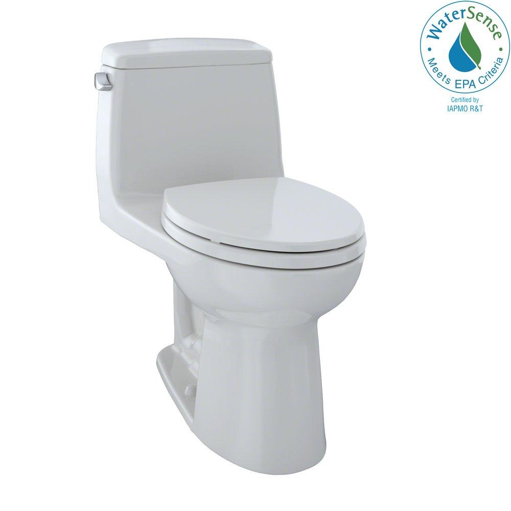 Toto MS854114E#11 Eco UltraMax 1.28 GPF Elongated One Piece Toilet Colonial White