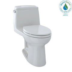 Toto MS854114E#11 Eco UltraMax 1.28 GPF Elongated One Piece Toilet Colonial White