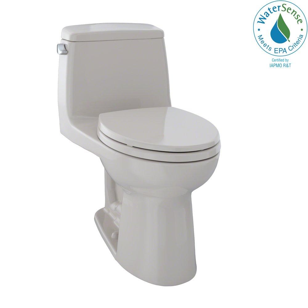 Toto MS854114E#12 Eco UltraMax One-Piece Elongated 1.28 GPF Toilet Sedona Beige