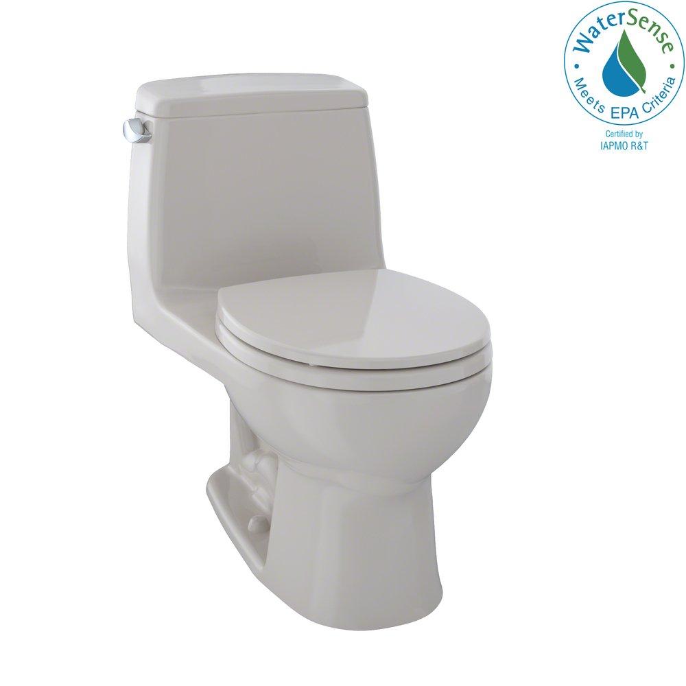 Toto MS853113E#12 Eco UltraMax Round Front One-Piece Toilet Sedona Beige