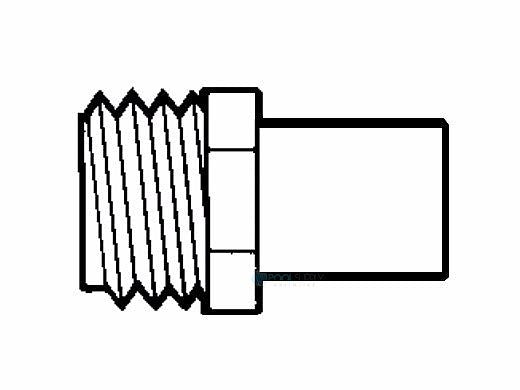 Hayward SPX1091Z1 1-1/2 MIP x 1-1/4 Hose Adapter