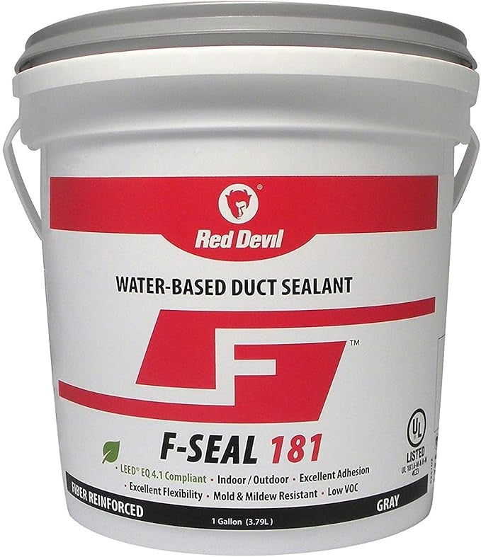 RED DEVIL RED DEVIL 0841DX F-Seal 181 Duct Sealant 1 Gallon