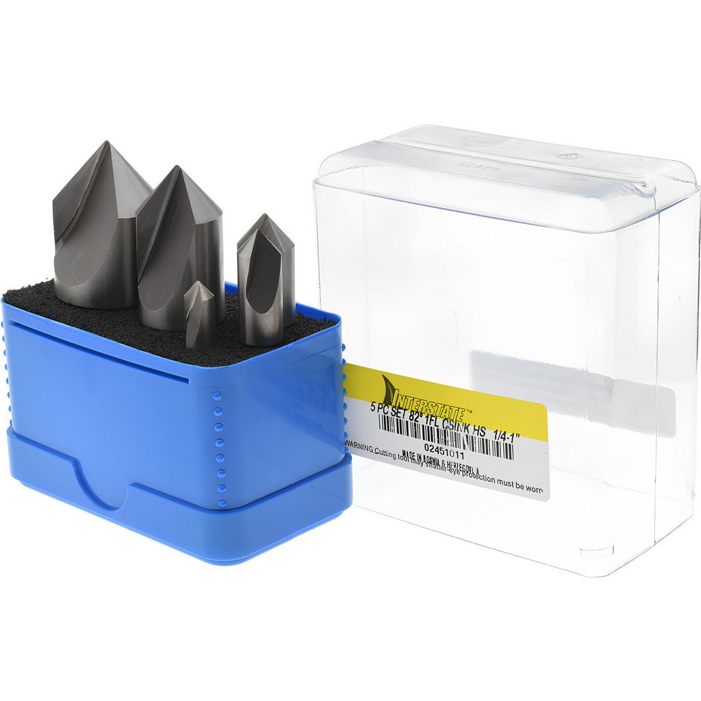 VALUE COLLECTION Value Collection SC10825S Countersink Set 5 Pc Hss 82 Deg