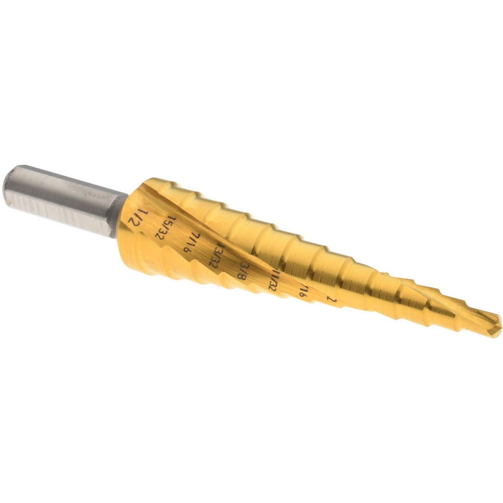HERTEL Hertel SDD43274703 Step Drill Bit 13 Sizes Tin Hss