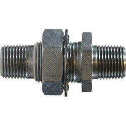 MIDLAND INDUSTRIES Midland Industries 28312 Long Bulkhead Connector Steel