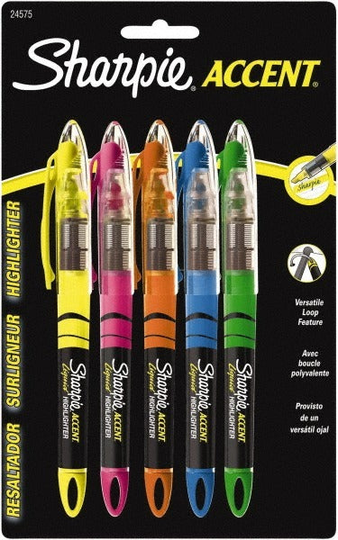 SHARPIE Sharpie 24575PP Highlighter Marker Chisel Tip 5 Pack