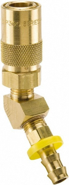 PARKER Parker PC326-BP 45 Deg Push-lok Hose Barb Coupler 3/8 Inch