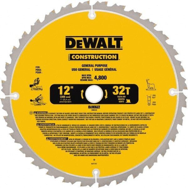 DEWALT Dewalt Accessories DW3123 12 in 32T Miter Saw Blade