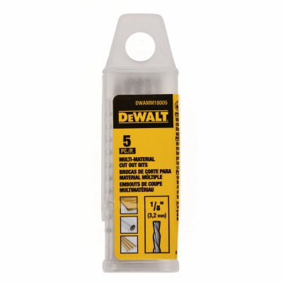 DEWALT Dewalt Accessories DWAMM18005 Cut-out Bit 1/8 in 5 Pack