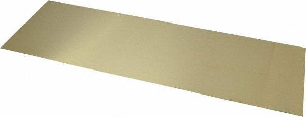 PRECISION BRAND Precision Brand 17900 Brass Shim Stock 0.02in 18x6in 10pc