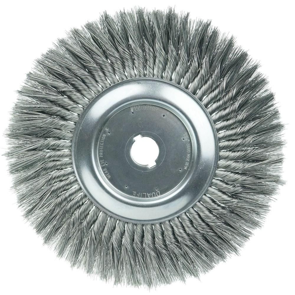 WEILER Weiler 08219 Knotted Wire Wheel Brush 12 Inch Arbor