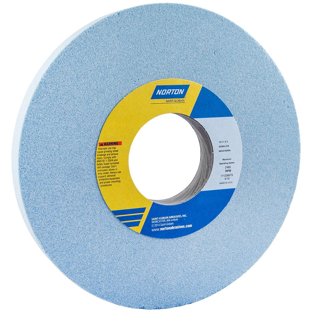 NORTON Norton 66253160405 Surface Grinding Wheel 60 Grit 10 in