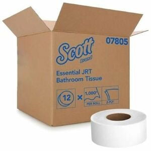 KIMBERLY-CLARK Kimberly-Clark KCC07805 Jumbo Roll Bathroom Tissue 9 Inch 2-Ply 1000 ft (Case of 12)
