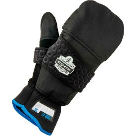 ERGODYNE Ergodyne 17342 Thermal Flip-top Gloves Black Small