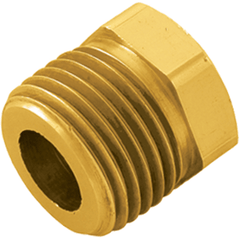 JB Industries 110-CB Brass Hex Bushing 3/8 x 1/4 Threaded R1