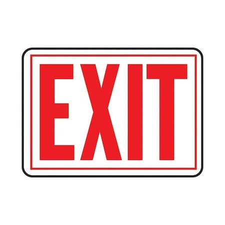 HY-KO Hy-Ko SS-2W Aluminum Exit Sign (10 x 14 in / Each)