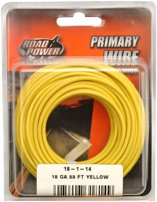 SOUTHWIRE Southwire 55843833 Primary Wire 18 Awg 33 Feet Yellow