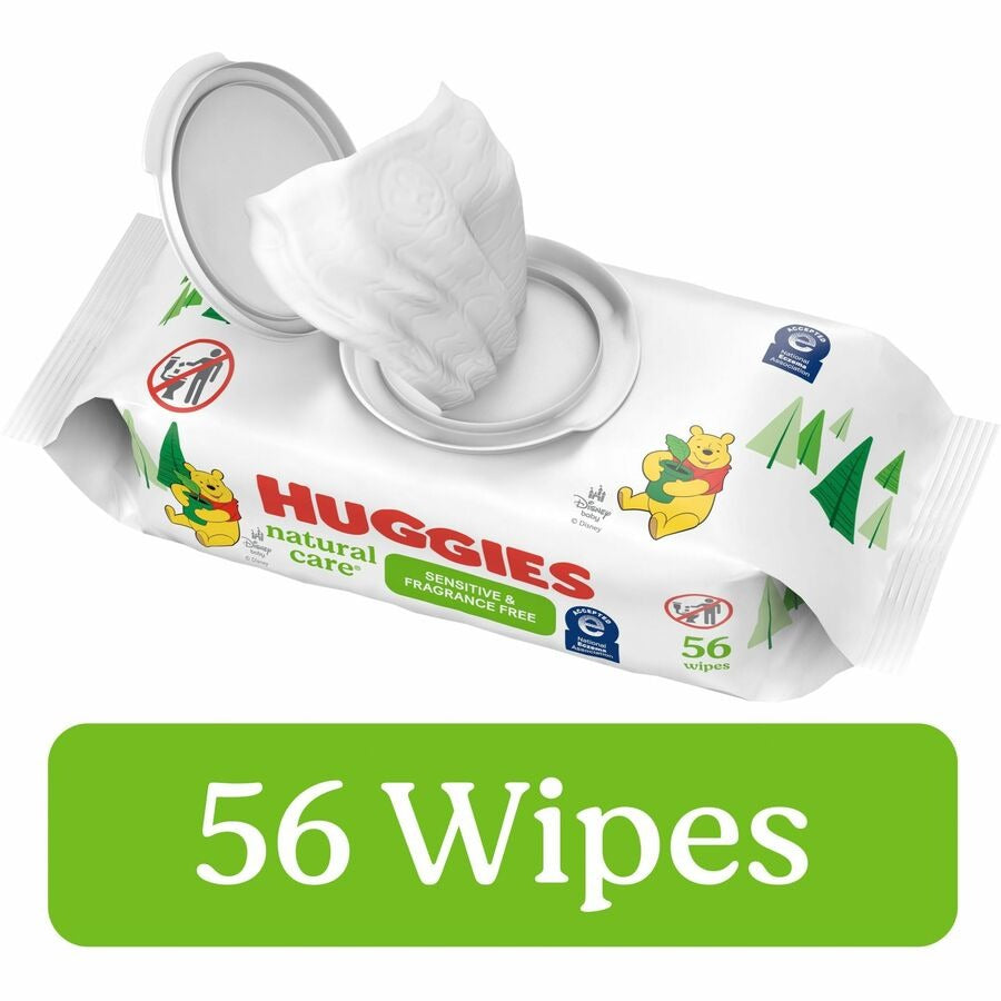 KIMBERLY-CLARK Kimberly-Clark KCC31803CT Huggies Natural Care Sensitive Baby Wipes 8 / Carton KCC31803CT