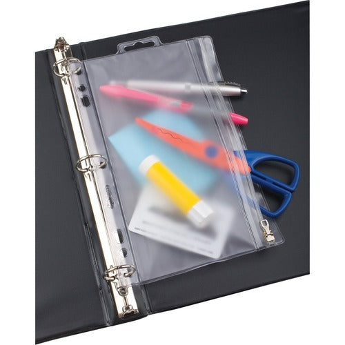 OXFORD Oxford OXF68599 Vinyl Zip Binder Pocket 9x6 Inches