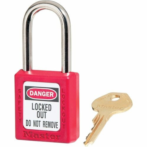 MASTER LOCK Master Lock Company MLK410RED Safety Padlock Loto