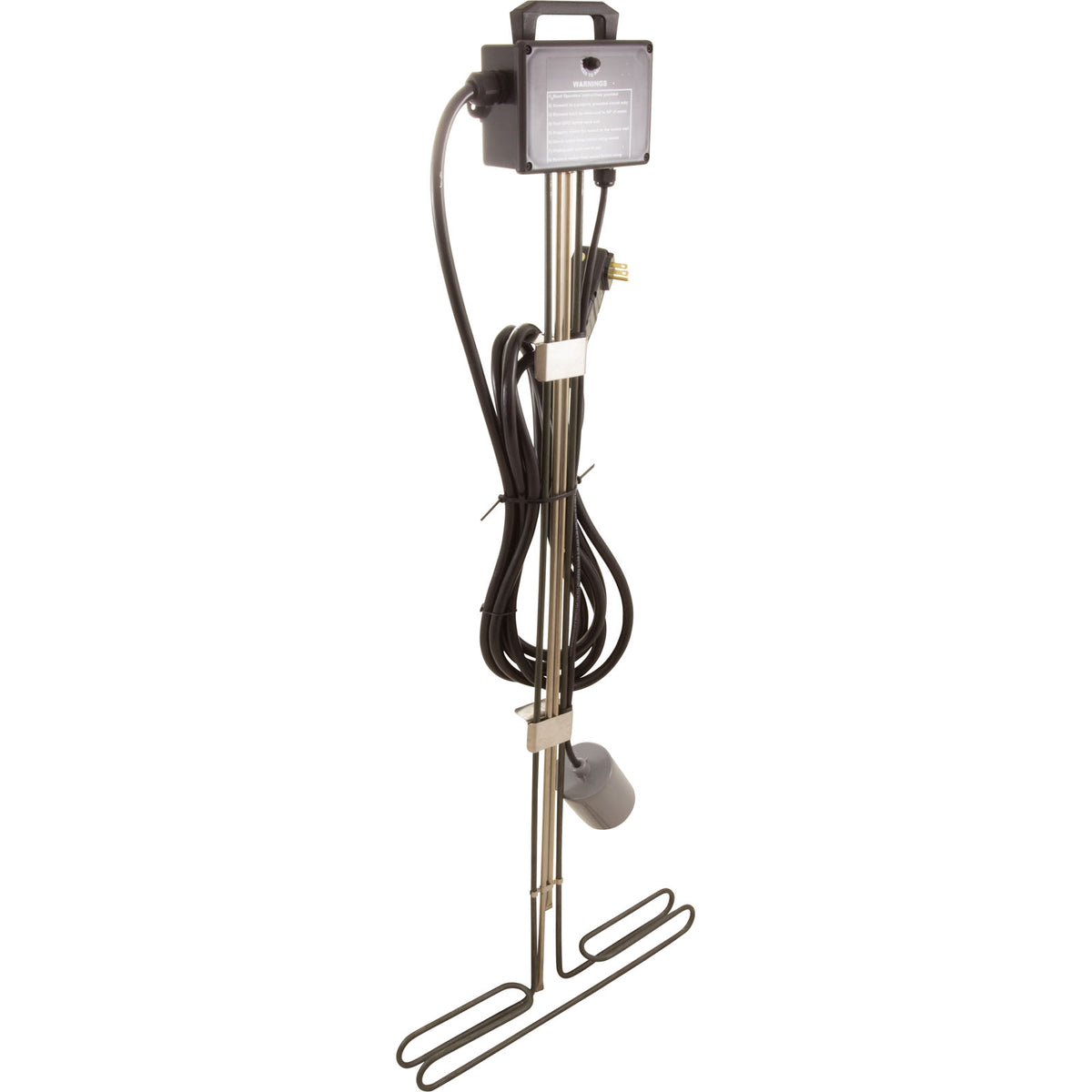 HydroQuip BIS-15-120-GF Immersion Heater 1.5kW 115V with Float & GFCI