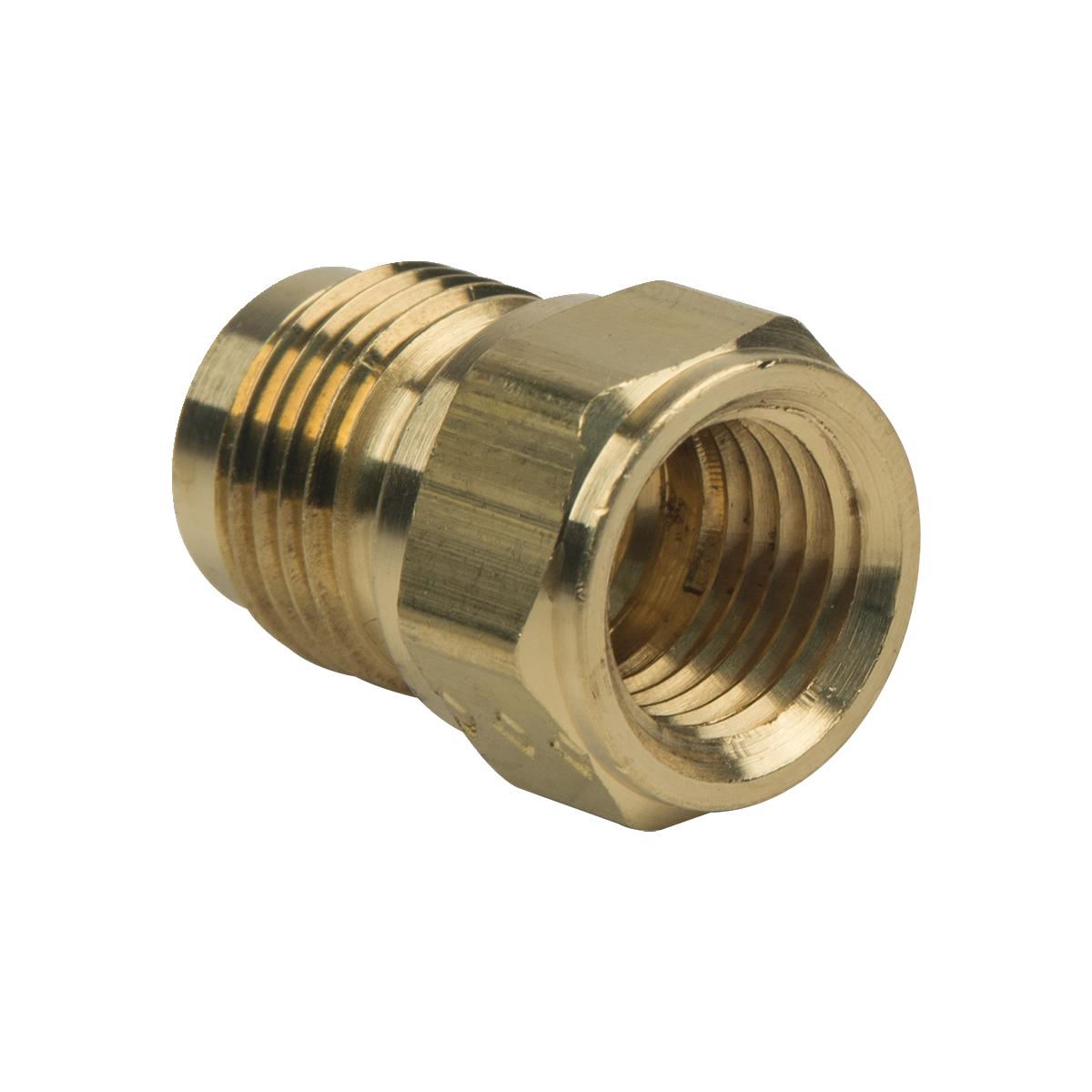 BrassCraft 46-4-8 1/4 in. O.D. Tube x 1/2 in. FIP Flare Female Reducing Adapter