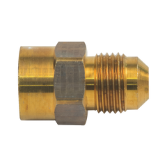 BrassCraft 46-4-4 1/4 in. O.D. flare x 1/4 in. FIP flare female adapter