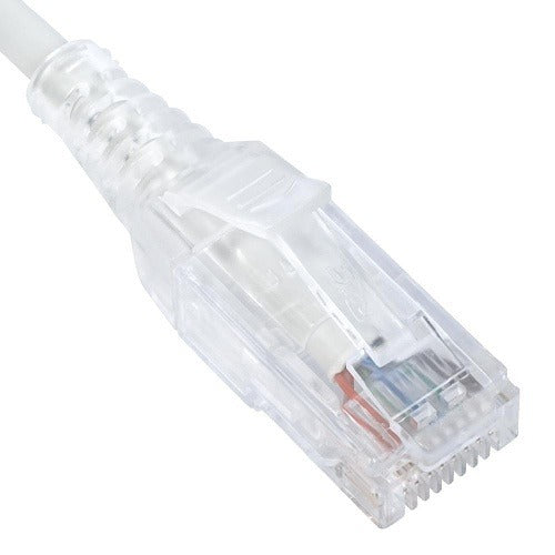 ICC Icc ICPCSY03WH Cat 6 Slim Patch Cord Clear