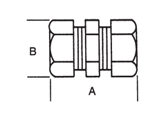 Steel Electric Products S1021F 4 Inch Steel EMT Compression Coupling