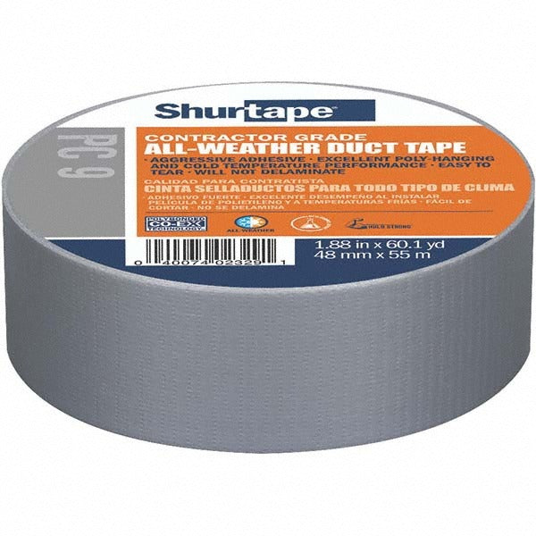 SHURTAPE Shurtape 105450 Duct Tape 1.88in 9mil Silver Pc 009