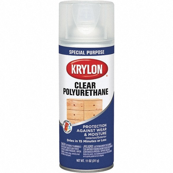 KRYLON Krylon K07006777 Polyurethane Spray Paint Clear Satin