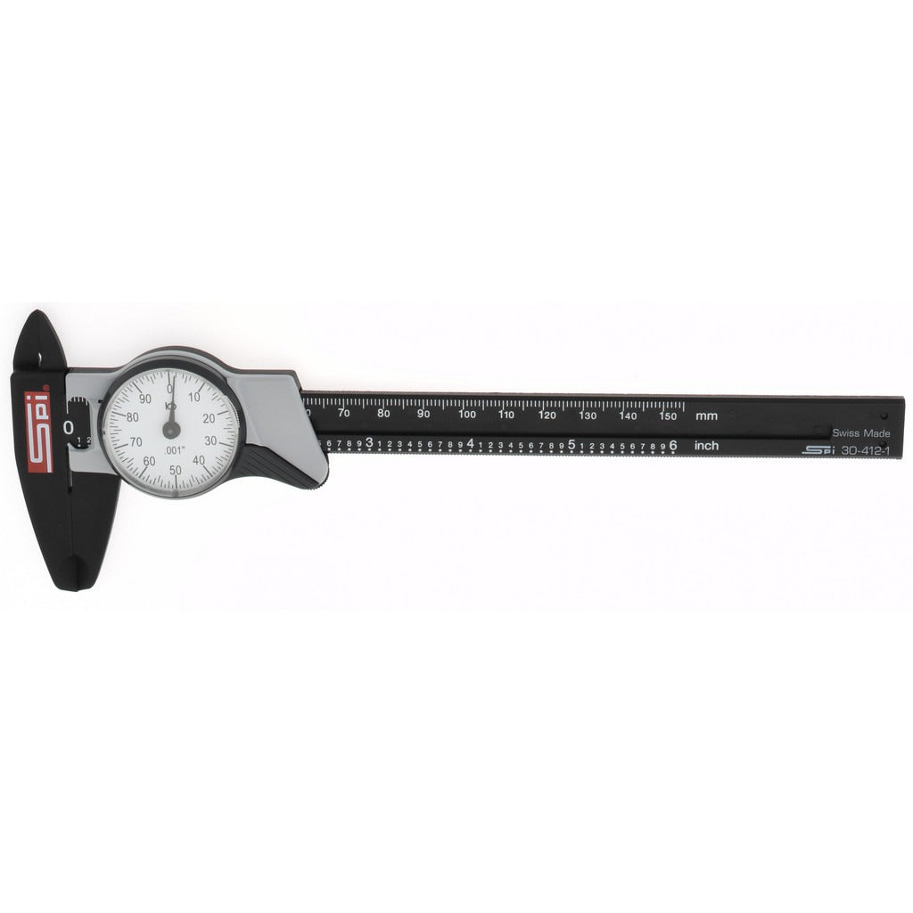 SPIROTHERM Spi 30-412-1 Dial Caliper 0-6 Inch 0.001 Graduation