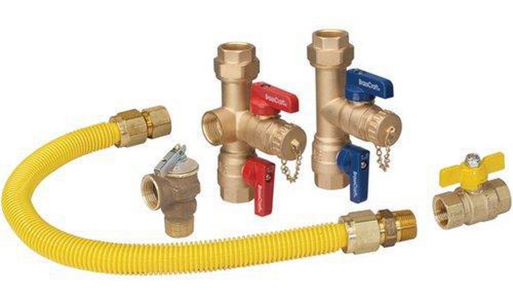 BrassCraft TK30RB21-24G3X Tankless Installation/Service Valve Kit 3/4 inch x 3/4 inch