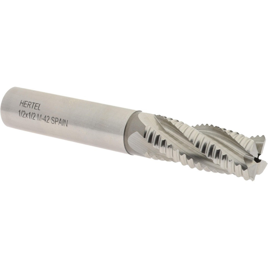 HERTEL Hertel 06821672 Roughing End Mill 1/2 in 4 Flute Cobalt