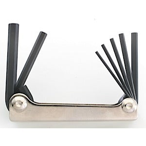 BONDHUS Bondhus 14532 Metal Handle Star Tip 8-Piece Fold-Up Tool