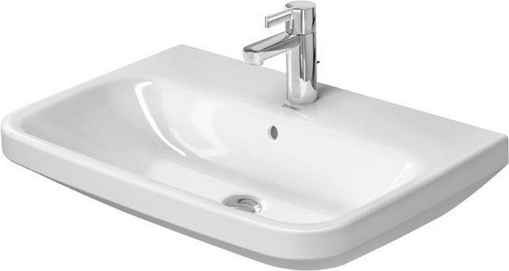 Duravit 2319650000 DuraStyle 25-5/8 x 17-3/8 in. Rectangular Dual Mount Bathroom Sink in White