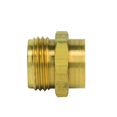 BrassCraft HU12-8-12X Lead Free Garden Hose Adapter 1/2 FIP x 3/4 MHT Brass