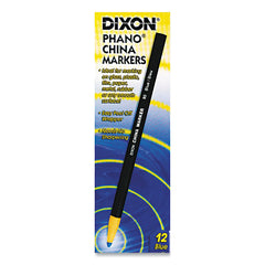 Dixon Ticonderoga 80 Phano China Marker 7 in L Blue Dozen