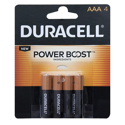 DURACELL Duracell 04061 Coppertop 1.5V AAA Battery 4 Pack