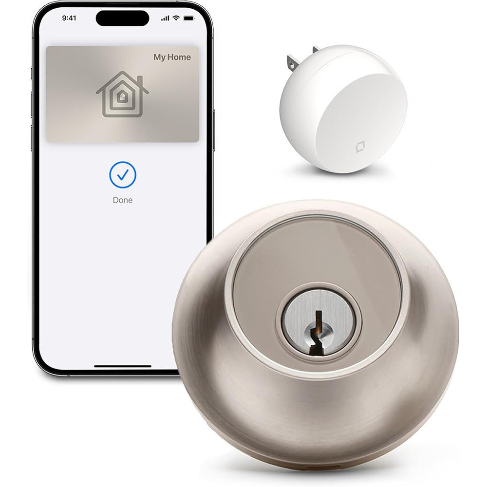LEVEL Level C-F12U-S1 Smart Deadbolt Wifi Bluetooth Satin Nickel