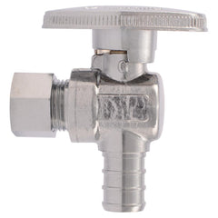 SharkBite 23058LF 1/2 x 3/8 in. Barbed x OD Compression Oval Handle Angle Supply Stop Valve